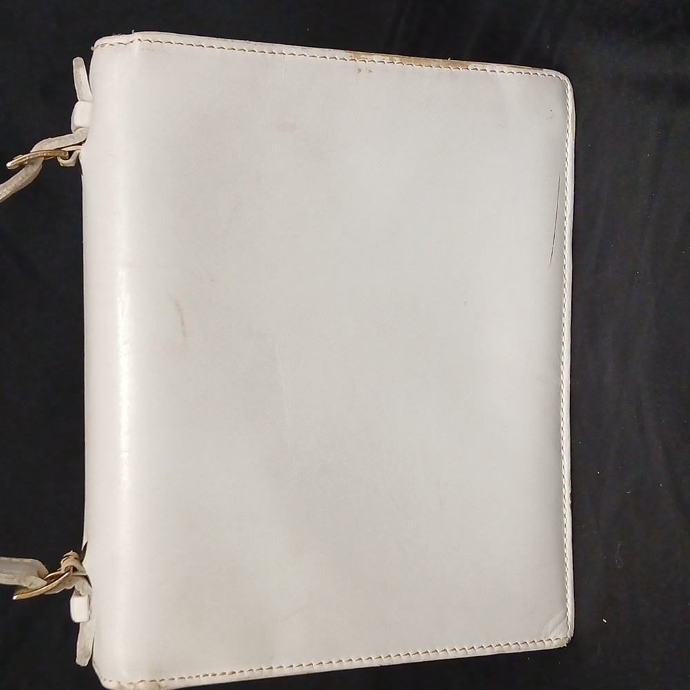 Vintage MADELL Elegant White Handbag - Picture 5 of 9